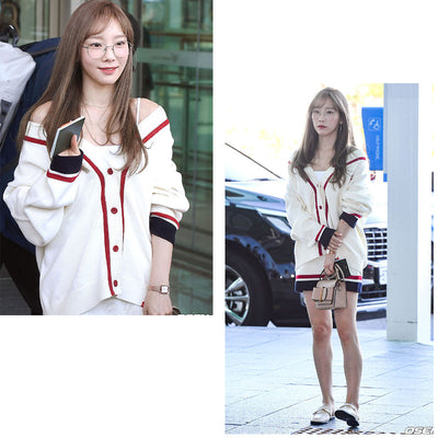 Conjunto de Dos Piezas: Suéter de Lana con Cardigan Corto para Mujer - Image 14