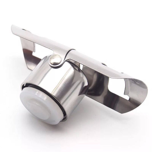 Tapón de Vino Tinto Hermético de Acero Inoxidable
