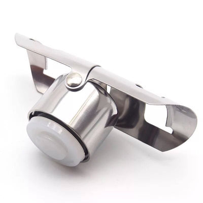 Tapón de Vino Tinto Hermético de Acero Inoxidable