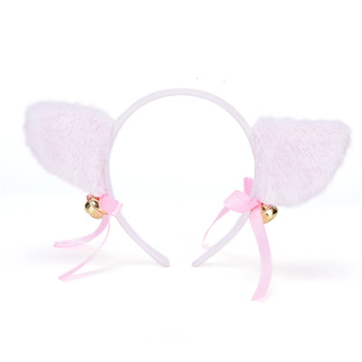 Diadema de orejas de gato con cascabeles para cosplay y anime - Image 4