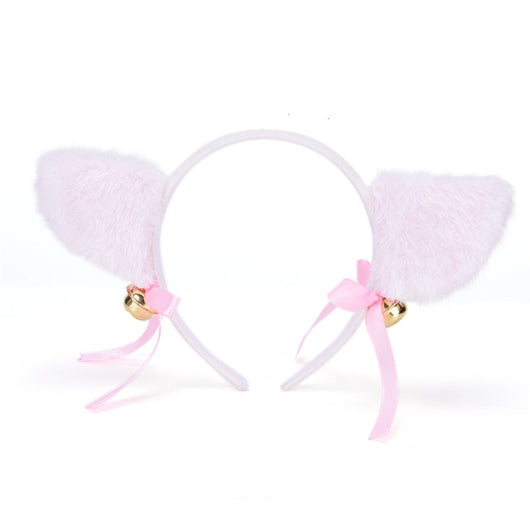 Diadema de orejas de gato con cascabeles para cosplay y anime - Image 4