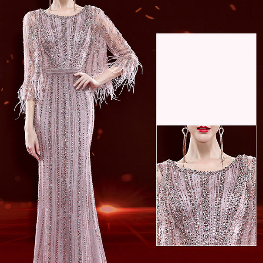 Vestido de Fiesta Elegante con Textura de Lujo - Image 9