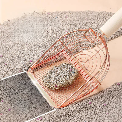 Pala para Arena de Gatos con Mango Ergonómico - Acero Inoxidable Premium - Image 6