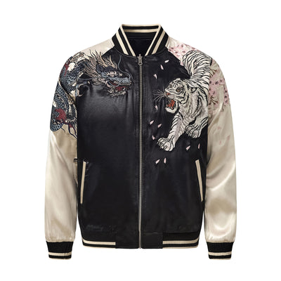 Chaqueta Universitaria Dragon y Tigre de las Cuatro Bestias Divinas - Image 5