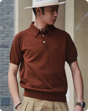 Playera Retro de Algodón Tejido Manga Corta - Image 12