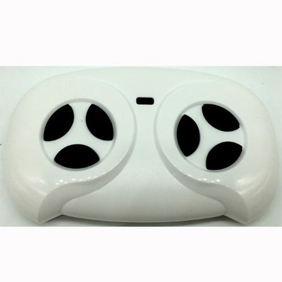 White ergonomic remote control with P, S, V, and directional buttons, plus three indicator lights. - Image 5