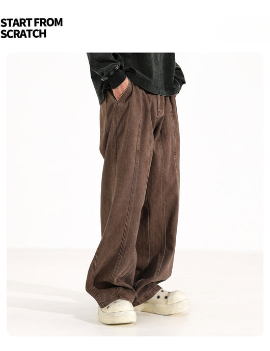 Jeans Rectos Vintage Maillard con Efecto Caída Americana - Image 10
