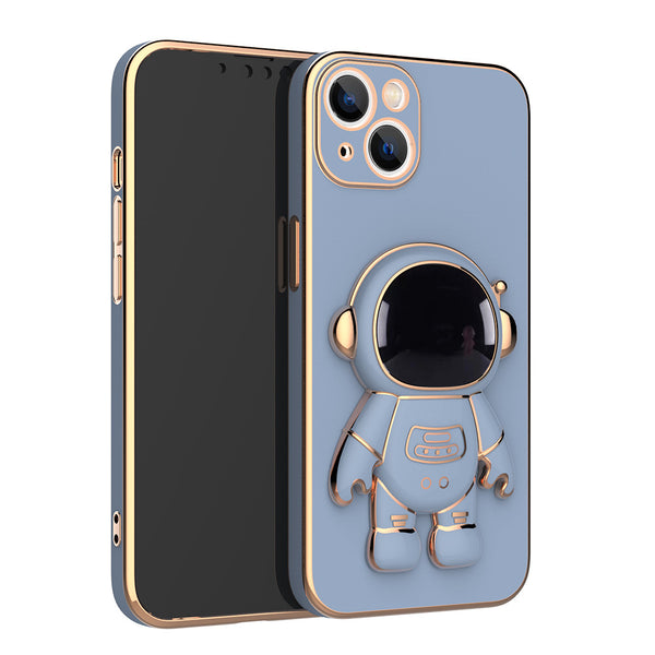 Funda Protectora con Lente de Película y Soporte Electropulido para Celular - Image 5
