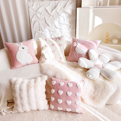 Funda de Cojín Sofá Princesa Minimalista para Sala de Estar - Image 4