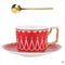Set de Taza de Té Negro Aromático de Lujo para la Tarde