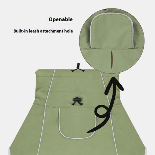 Abrigo Impermeable para Perros Grandes - Gabardina Protectora Dual - Image 4