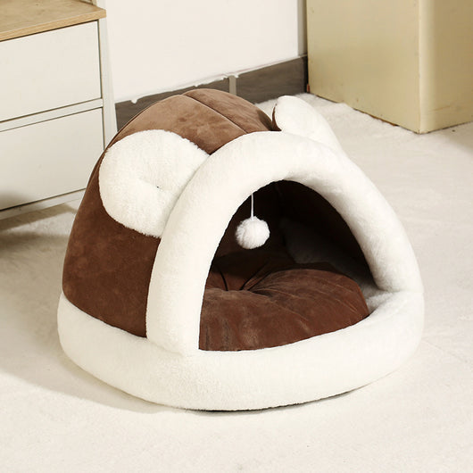 Cama Cueva Térmica para Gatos y Perros Pequeños - Refugio Acogedor - Image 6