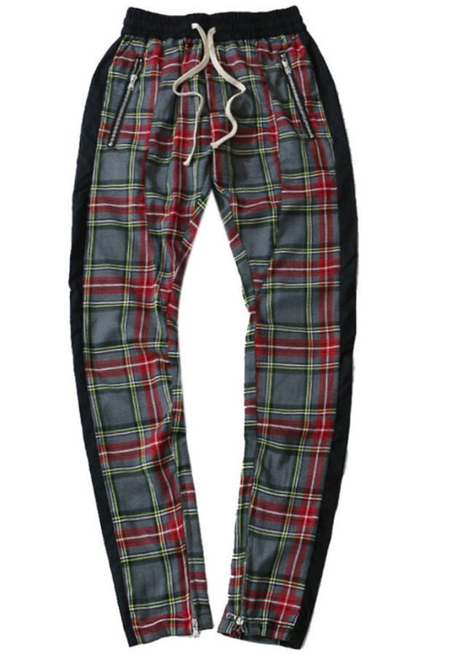 Pantalones Casuales de Cuadros con Cierre para Otoño e Invierno - Image 15