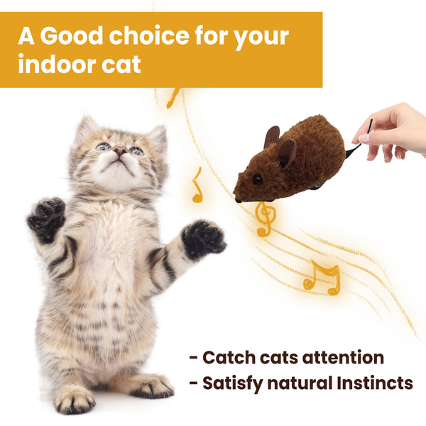 Juguete Ratón Interactivo para Gatos y Perros