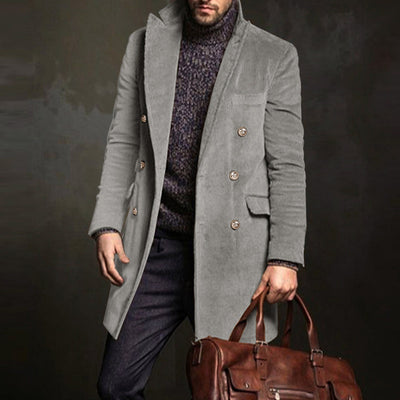 Abrigo Juvenil Doble Botonadura - Chaqueta Formal para Hombre - Image 10