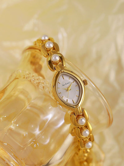 Reloj Elegante para Mujer con Perlas Simuladas - Diseño Lujo Clásico - Image 27