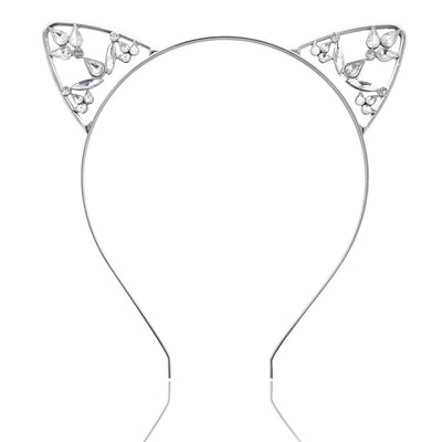 Diadema Orejas de Conejo con Detalles de Estrás en Aleación - Image 16