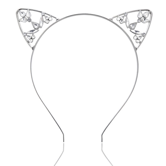 Diadema Orejas de Conejo con Detalles de Estrás en Aleación - Image 16