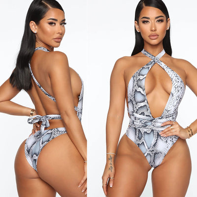Traje de Baño Entero Talla Grande Diseño Clásico Europeo y Americano - Image 15