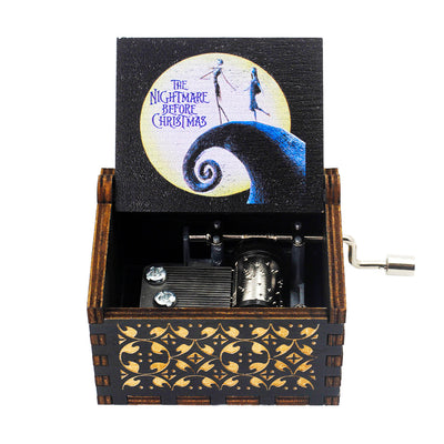 Caja de Música Tallada en Madera con Manivela - Viaje de Chihiro - Image 17