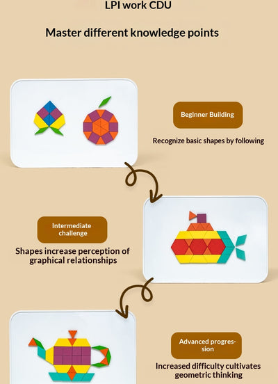 Puzzle Tangram Educativo para Niños - Bloques de Construcción Lógica - Image 22
