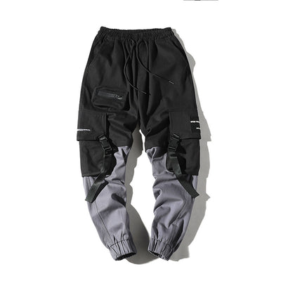 Pantalones deportivos con múltiples bolsillos y cordón ajustable - Image 4