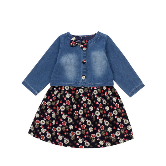 Conjunto de Falda Floral de Dos Piezas para Niñas - Image 4