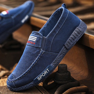 Zapatos Casuales de Hombre en Lona Denim Lavado - Image 7