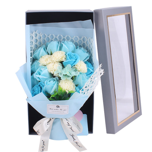 Ramo de 19 Rosas de Jabón - Caja Regalo Día de Enamorados - Image 5