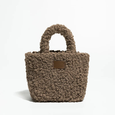 Bolso Cuadrado Pequeño en Lana de Cordero - Image 17