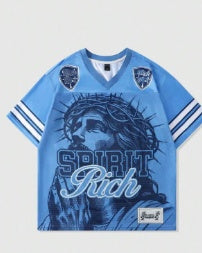 Playera Retro Vintage Malla Poliéster Estilo Americano - Image 3
