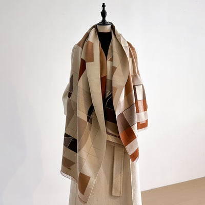 Elegante Chal de Cachemira Estilo Europeo - Bufanda Premium - Image 21