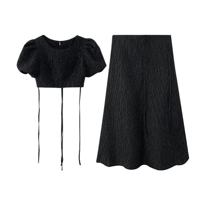 Vestido Dos Piezas con Cintura Ajustable Elegante - Image 6