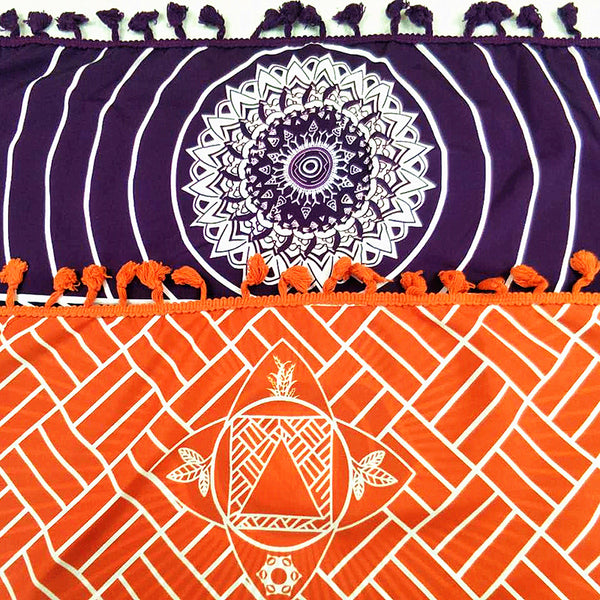 Manta Yoga Mandala Bohemia India - Tapete de Playa Multifuncional