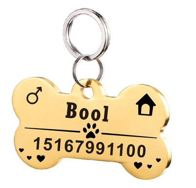 Placa de Identificación para Perro en Acero Inoxidable Personalizada - Image 37
