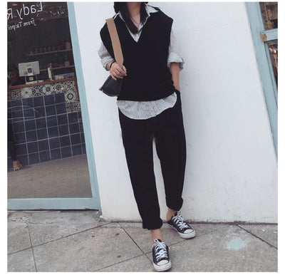 Chaleco Suelto Coreano para Mujer Talla Grande - Image 8
