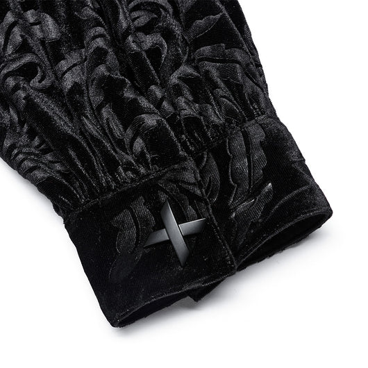 Camisa de Terciopelo Estilo Corte Gótico para Hombre - Image 11