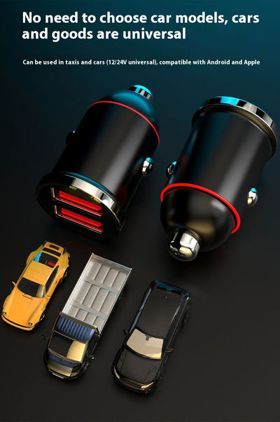 Cargador Vehicular Dual USB de Carga Rápida Invisible - Protocolo Completo - Image 13