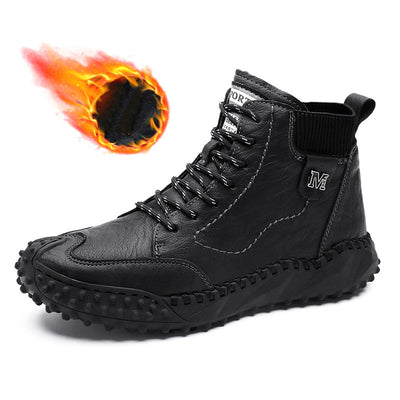 Botas Altas de Algodón para Hombre Talla Grande con Forro Cálido - Image 9