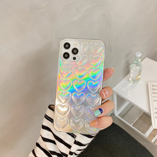 Funda Transparente 3D con Grabado Láser Love para Celular - Image 17