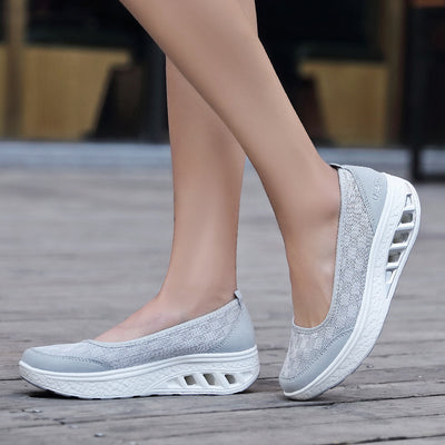 Zapatos Casuales Coreanos Cómodos con Suela Gruesa - Image 8
