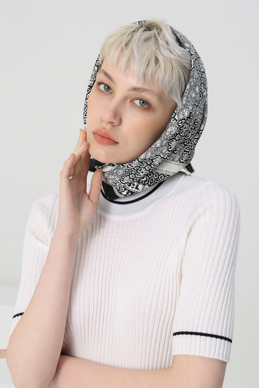 Pañuelo de Seda Twill 90 cm - Elegancia y Versatilidad - Image 11