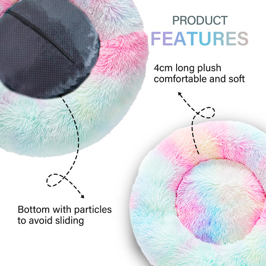 Cama Donut para Perros - Cómoda Felpa Suave Lavable - Image 34