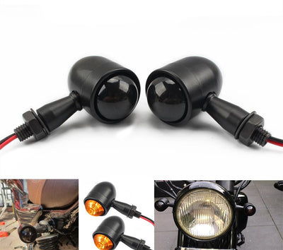 Direccionales Retro de Metal para Motocicleta Custom - Image 2