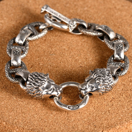 Anillo León de Plata Esterlina Tailandesa - Diseño Retro con Carácter Dominante - Image 8