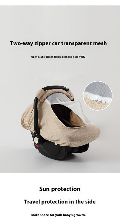 Protector de Coche para Bebé con Aislamiento Térmico y Protección contra el Viento - Image 12