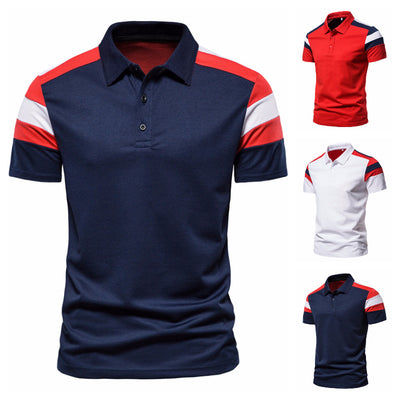 Polo Hombre con Rayas de Contraste y Costuras Decorativas - Image 6