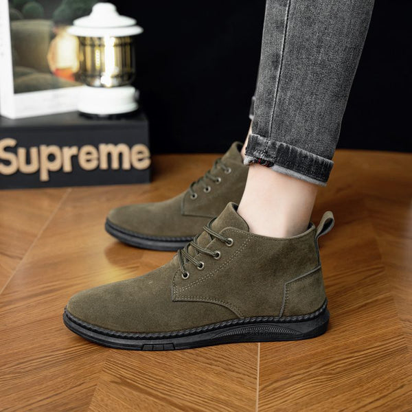 Botas Martin Altas Estilo Británico para Hombre - Casual Versátil Trendy