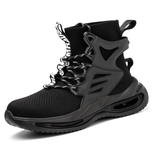 Zapatos de Seguridad Respirable Tejido Volador para Hombre Talla Grande - Image 10