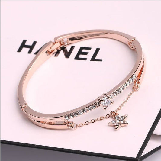 Pulsera de Moda en Oro Rosado